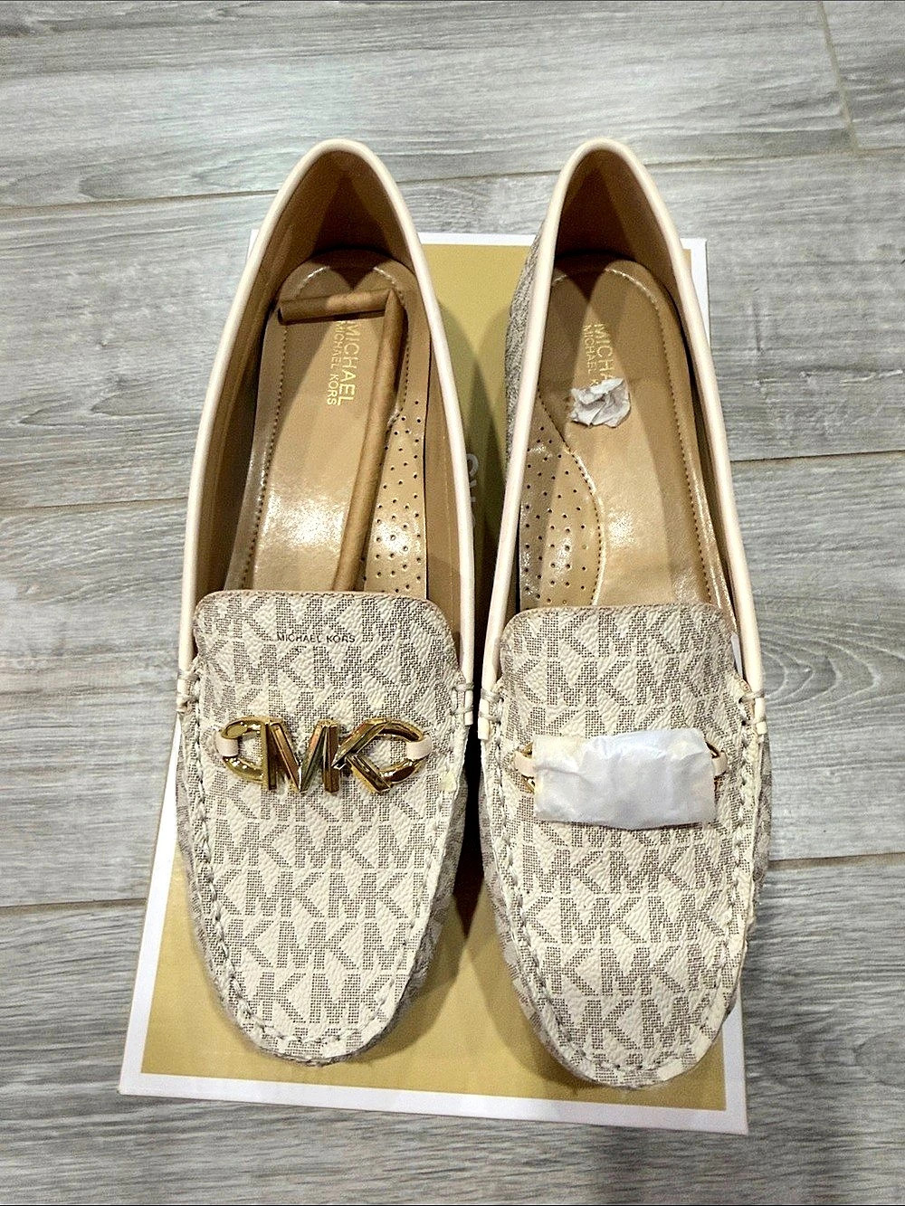 Michael Kors Hastings Espadrille Flats Beige & Brown US 10M
